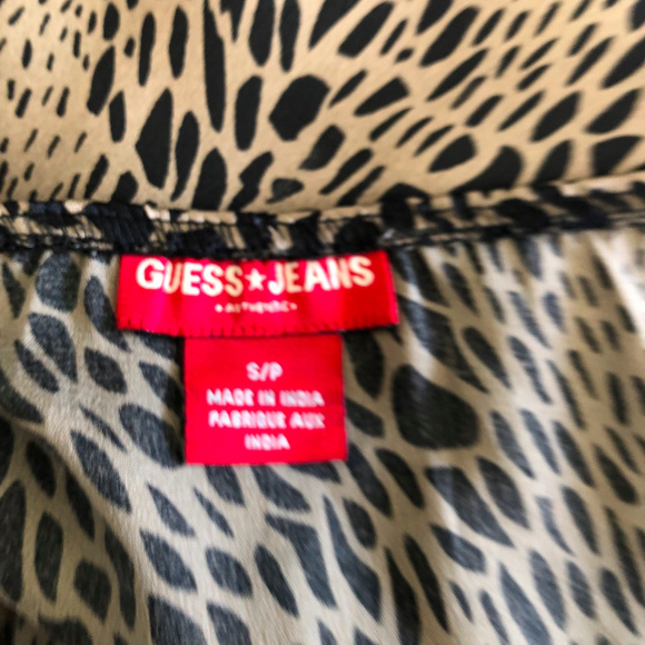 🛒 5/$25 Guess Jeans Animal Print Halter Mini Dress - Picture 8 of 8